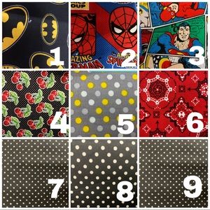 Fabric Prints to choose from